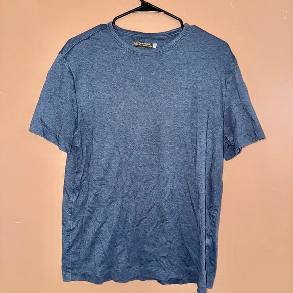 Banana Republic Men's Luxury Touch Performance Tee T-Shirt Navy - Size Large - Picture 1 of 8